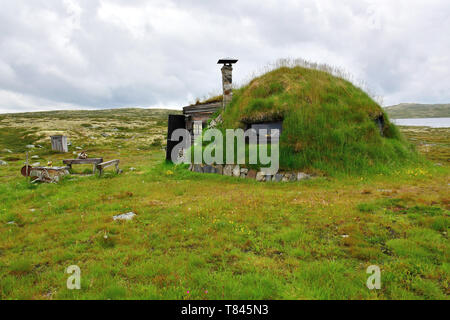 inuit house, Hardanger plateau, Norway, Scandinavia, Europe Stock Photo