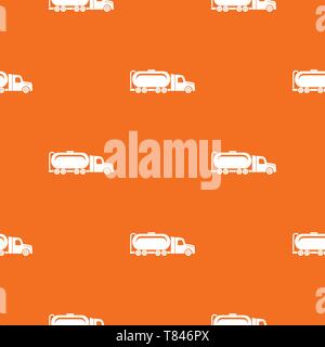 Truck oil pattern vector orange Stock Vector