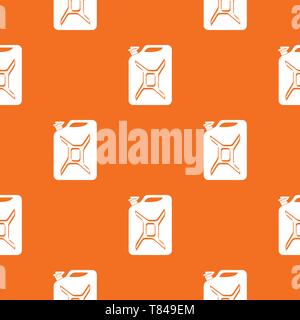 Canister pattern vector orange Stock Vector