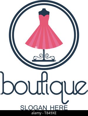 boutique logo with text space for your slogan tagline, vector ...