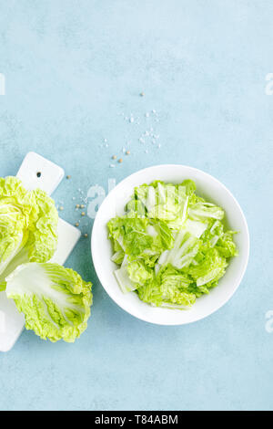 Fresh chinese napa cabbage salad Stock Photo