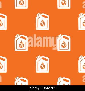 Canister oil pattern vector orange Stock Vector