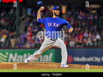 May 04, 2019: Texas Rangers relief pitcher Chris Martin #31 during an MLB game between the Toronto Blue Jays and the Texas Rangers at Globe Life Park in Arlington, TX Texas defeated Toronto 8-5 Albert Pena/CSM. Stock Photo