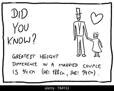 Height comparison tall Black and White Stock Photos & Images - Alamy