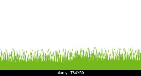 Green grass vector. Grass border illustration Stock Vector Image & Art ...