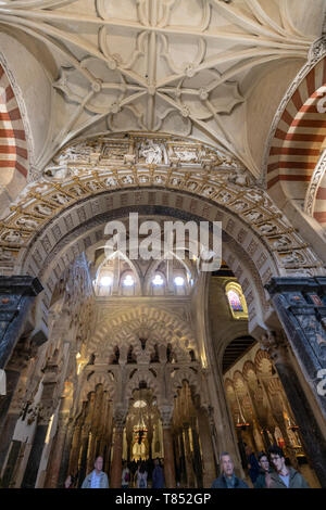 Capilla de Villaviciosa, Mosque–Cathedral of Córdoba, Mezquita Cordoba, Andalusia, Spain Stock Photo