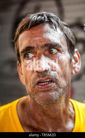 street portrait taken in Philadelphia Pennsylvania, Stock Photo