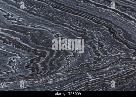 Exquisite natural quartzite texture in stylish black and white colors. Stock Photo