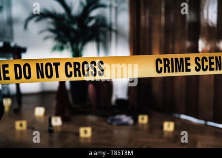 Crime scene Stock Photo