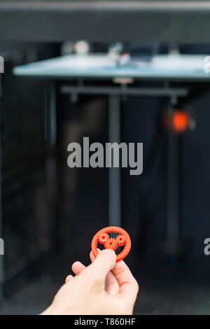 3d printed object Stock Photo