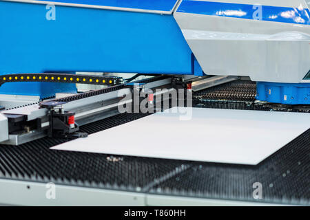 Automated metalwork machine Stock Photo