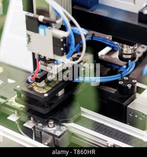 Circuit board plotter Stock Photo
