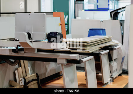 CNC woodworking machine Stock Photo