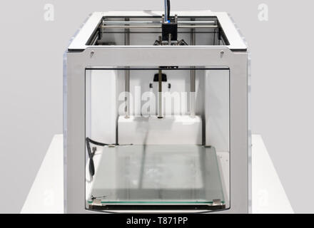 Model of electronic printer three dimensional machine Stock Photo