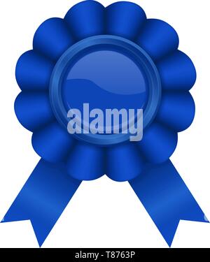 Blue award badge Stock Vector
