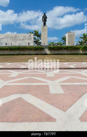 Cuba, Province of Santa Clara, Santa Clara, Monument to Ernesto Guevara, Che, statue of Che Guevara Stock Photo