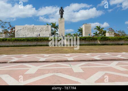 Cuba, Province of Santa Clara, Santa Clara, Monument to Ernesto Guevara, Che, statue of Che Guevara Stock Photo