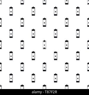 Battery pattern seamless vector repeat geometric for any web design Stock Vector