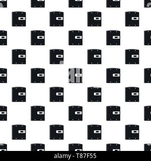 Electric door pattern seamless vector repeat geometric for any web design Stock Vector