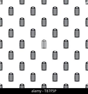 Power bank solar panel pattern seamless vector repeat geometric for any web design Stock Vector