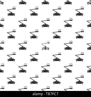 Lift service pattern seamless vector repeat geometric for any web design Stock Vector