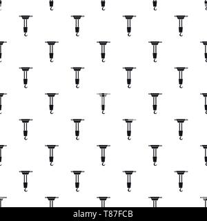 Lifting crane pattern seamless vector repeat geometric for any web design Stock Vector
