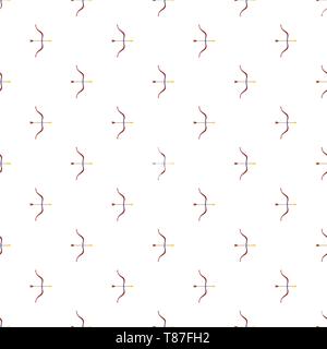 Archery pattern seamless vector repeat for any web design Stock Vector