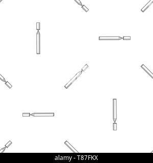 Electronical cigarette pattern seamless vector repeat geometric for any web design Stock Vector