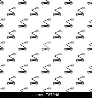 Lift small machine pattern seamless vector repeat geometric for any web design Stock Vector