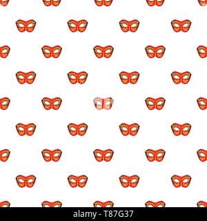 Aboriginal mask pattern seamless vector repeat for any web design Stock Vector