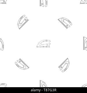 Modern iron pattern seamless vector repeat geometric for any web design Stock Vector