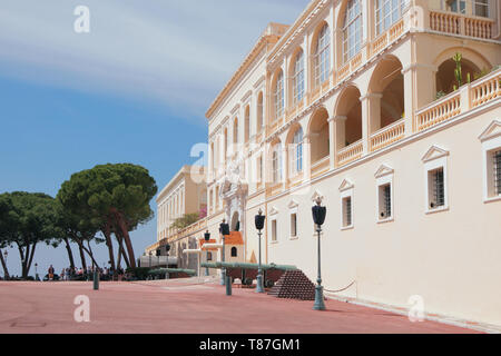 Monte Carlo, Monaco - Apr 19, 2019: Prince's Palace Stock Photo