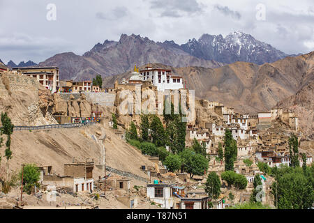 Lamayuru gompa tibetan buddhist monastery in Ladakh, India Stock Photo