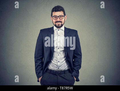 Portrait of a confident smiling independent businessman Stock Photo