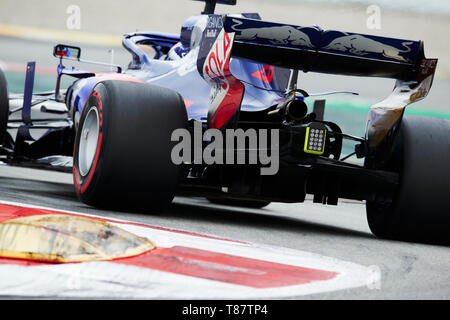 Barcelona, Spain. 11 May, 2019. Back of the Daniil Kvyat car of the Toro Rosso Team during the Formula One qualifying day at the Circuit of Catalunya. Credit: Pablo Guillen/Alamy Stock Photo