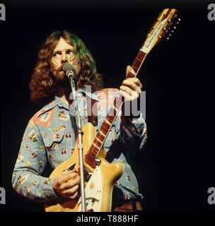 Byrds London, Great Britain - 1971,  (Photo Gijsbert Hanekroot) *** Local Caption *** byrds, the clarence white roger mcguinn Stock Photo