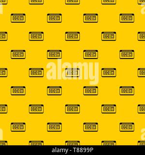 Taximeter pattern vector Stock Vector