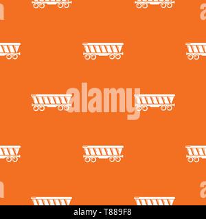Balloon pattern vector orange Stock Vector