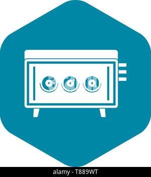 CD changer icon, simple style Stock Vector