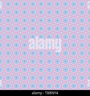 Seamless pattern of abstract pastel blue circles on a lilac background for fabric, wallpaper, tablecloths, prints and designs. The EPS file (vector) h Stock Vector