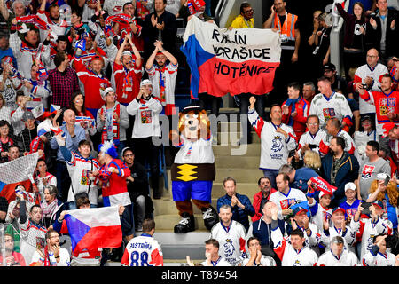 Bratislava, Slovakia. 11th May, 2019. Czech Fans In Action During The 