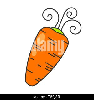 Fresh Carrot Creative Design For Your Project Vector Logo Stock Vector