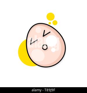 Vector logo for home business with products from chicken meat and eggs. Poultry Farm illustration. Stock Vector