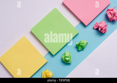 Note papers and stationary placed sideways on top of softhued backdrop Design business Empty copy space text for Ad website promotion isolated Banner  Stock Photo