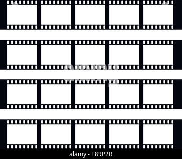 Film strip Logo Template vector illustration background eps 10 Stock Vector
