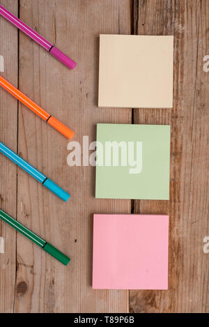 Note papers and stationary placed sideways on top of softhued backdrop Design business Empty copy space text for Ad website promotion isolated Banner  Stock Photo