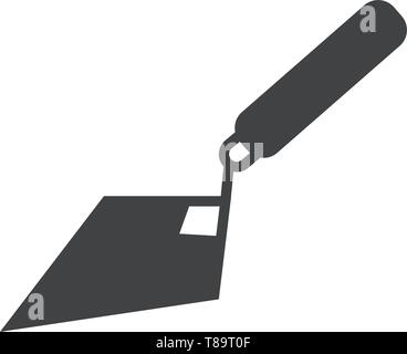 Trowel icon- vector sing symbol. Stock Vector