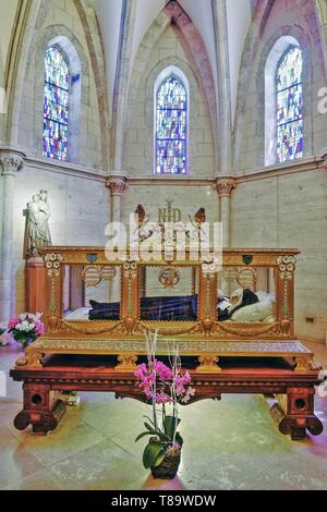 France, Nievre, the relics of Bernadette Soubirous in Nevers Stock Photo