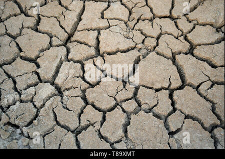 soil drought cracks texture background for design. Stock Photo