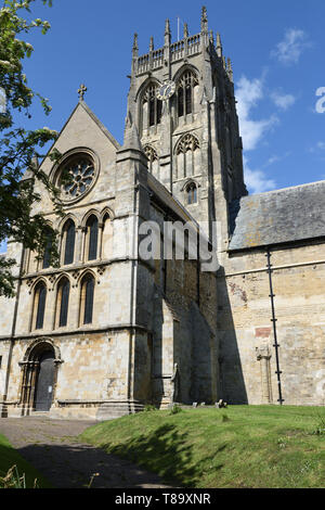South transept and tower of St Augustine's Church, Hedon, East Yorkshire, England